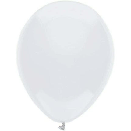 Way to Celebrate All Occasion Latex Balloons 12" White, 72 Count Bag
