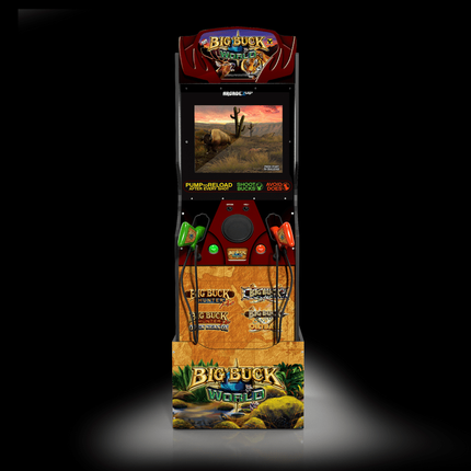 Big Buck World w/ Riser and 2 "Light Gun" Rifles, Arcade1Up
