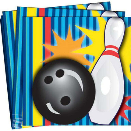 Bowling Beverage Napkins (16 Count)