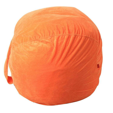 Vikakiooze Kids Stuffed Toy Storage Bean Bag Soft Pouch Stripe Fabric Chair