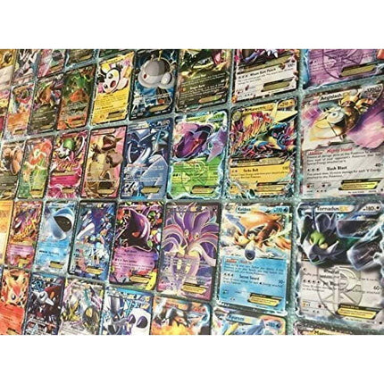 Pokemon TCG: 100 Card Lot Rare, Common, Unc, Holo with 2 Ex Cards