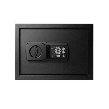 Pen + Gear Safes Model 44E20 with Electronic Lock, Backup Key, 1 Shelf, Black