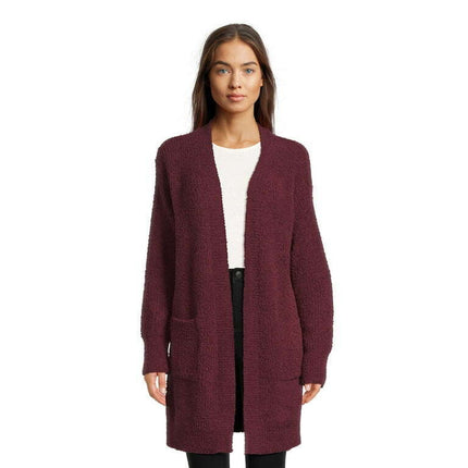Time and Tru Women's Duster Cardigan Sweater, Midweight, Sizes XS-XXXL