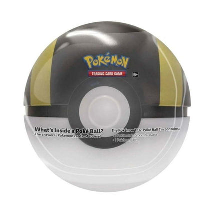 Pokemon Trading Card Games Poke Ball Tin with 3 Packs per Ball - Ultra Ball