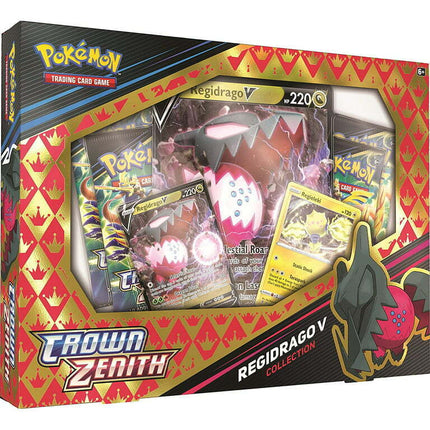 Pokemon 290-85183 TCG: Crown Zenith Collection V Regieleki or Regidrago