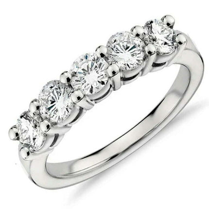 Le Bella Anniversary Band Ring Cz Sterling Silver Womens Ginger Lyne Collection