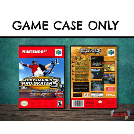 Tony Hawk's Pro Skater 3 | (N64DG-V) Nintendo 64 - Game Case Only - No Game
