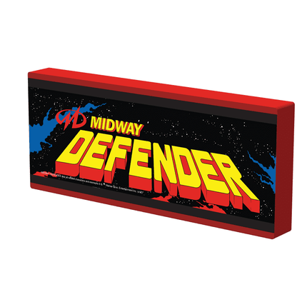 Arcade1up Defender Light Up Wall Mounted Marquee (24in X 10in)