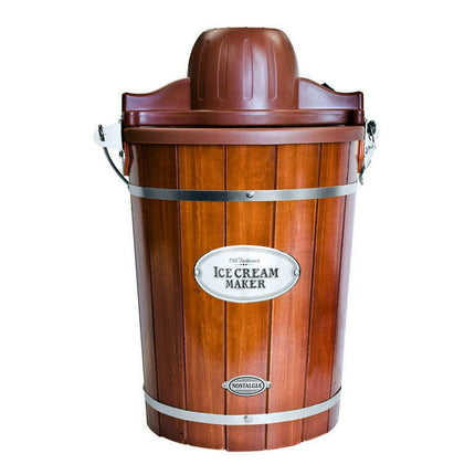 Nostalgia ICMP600WD 6-Quart Wood Bucket Ice Cream Maker