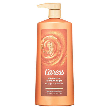 Caress Body Wash Pump Shea Butter & Brown Sugar 25.4 oz