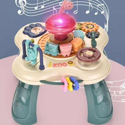 Toys Musical Learning Table with Light&Music, Game Table Toddlers, Musical Table, Educational Discovering Toys for 18 month+ Toddlers Early Development Activity Toy for Toddler Boys Girls