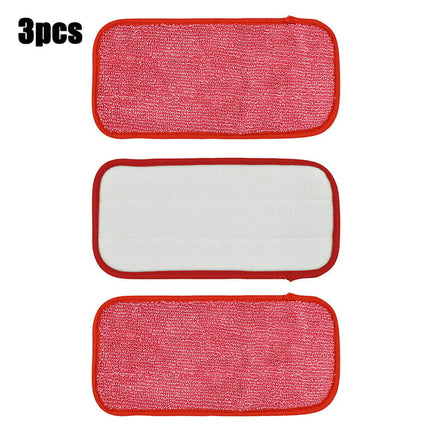 3 Pack 12inch Soft Mop Cloth for Swiffer Wet Jet Flat Mop Rectangle Pads Cloth