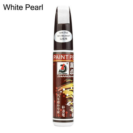 Car Touch-Up Pen Scratch Repair Agent Pearl White Car Auto Paint Pen Coat Scratch Clear Repair Remover Applicator Non-Toxic Durable Tool New