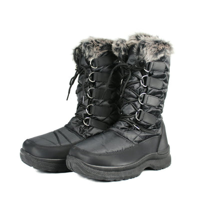 Womens Winter Snow Boots Mid-Calf Water Resistant Outdoor Warm Snow Shoes for Women