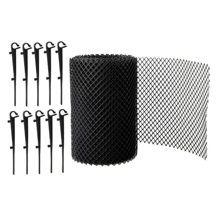 Gutter Guards Roll & , Durable Rust Mesh Netting for Quick Application and Use Gutters, Covers and Protects in Seconds 15CMx6M