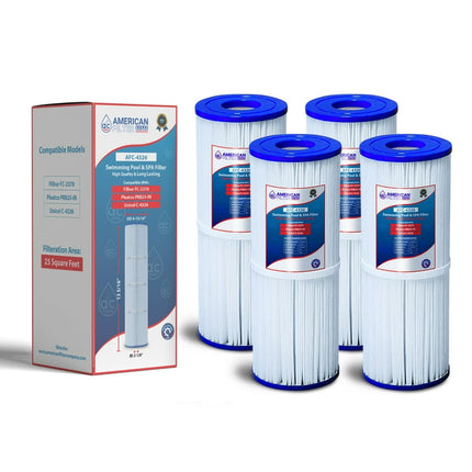 AFC™ Brand Model # AFC-4326 , Swimming Pool and Spa Filter , Compatible with Pure N Clean PC-2375 - 4 Filters