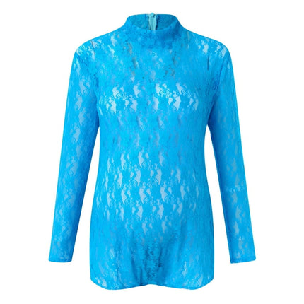 Aayomet Maternity Clothes Long Sleeve Round Neck Tee Shirt Casual Loose Long Tops Dress,Blue XL