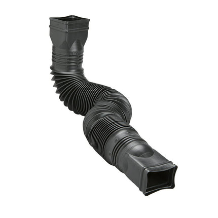 Amerimax Flex-a-Spout Downspout Extension, Black