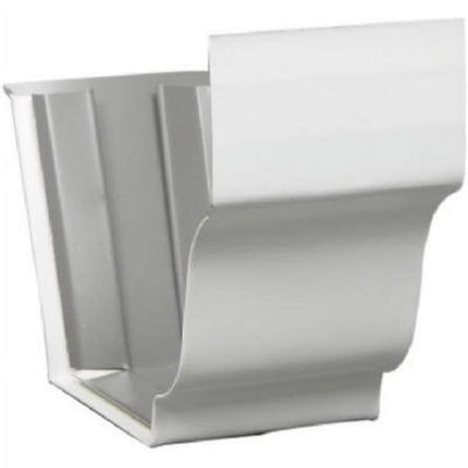 Amerimax Home Products 19209 4 in. White Galvanized Steel Gutter Slip Joint Connector
