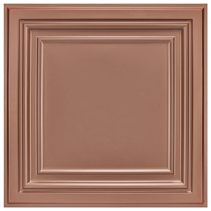 Art3d PVC Ceiling Tiles, 2'x2' Plastic Sheet in Copper (12-Pack)
