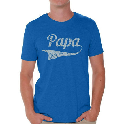 Awkward Styles Papa T Shirt for Men Mens Graphic Tshirt Tops Vintage Fathers Day Gift for Daddy Best Dad Ever Shirts Papa Gifts from Daughter Father Gifts from Son Dad Tshirt