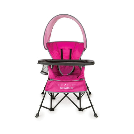 Baby Delight Go With Me Jubilee Deluxe Portable Chair, Removable Canopy, Pink