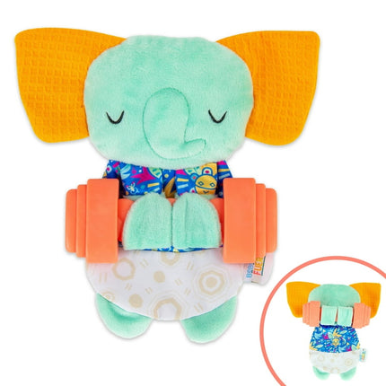 Bebe Fuerte Move & Groove Crinklie Elephant – Infant Toy for 0 Months+
