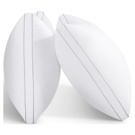 Bed Pillows for Sleeping 2 Pack Down Alternative Pillows Queen Size Set of 2 Soft Hotel Collection Pillows for Side and Back Sleepers Gusseted Cooling Pillow 20 x 30 Inches