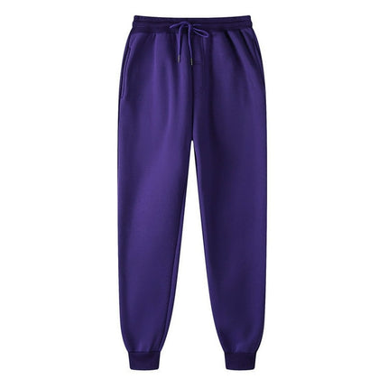 Black for Friday Deals! Men's Jogger Sweatpants Basic Active Fleece Jogger Sweatpants for Men Athletic Workout Legging Pants Big & Tall Men's Drawstring Hip-hop Pants S-5XL