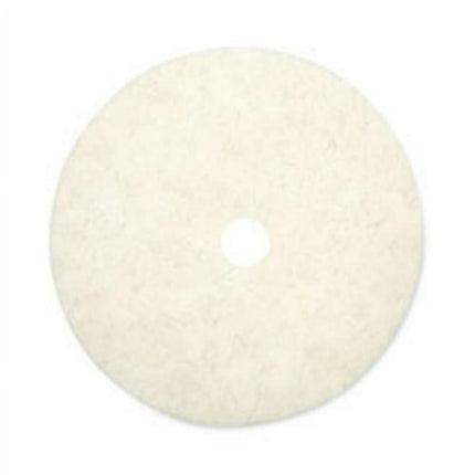 Boardwalk 27 in. Natural Burnishing Floor Pads - White - 5 Count