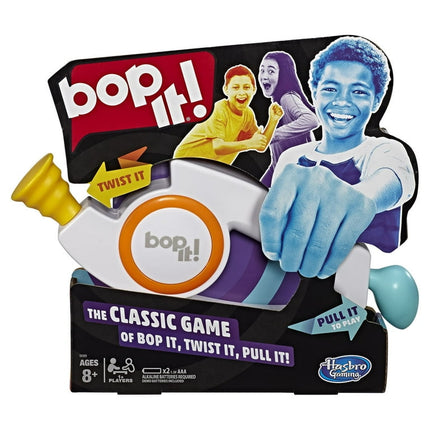 Bop It! The Classic Game of Bop It Pull It Twist It for Kids and Family Ages 8 and Up, 1+ Player