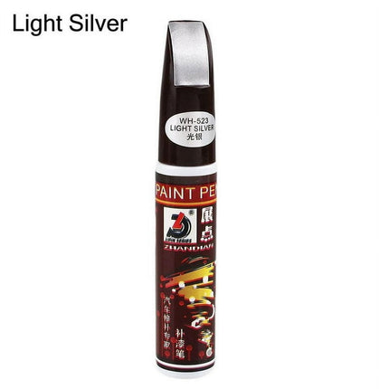 Car Touch-Up Pen Scratch Repair Agent Light Silver Car Auto Paint Pen Coat Scratch Clear Repair Remover Applicator Non-Toxic Durable Tool New