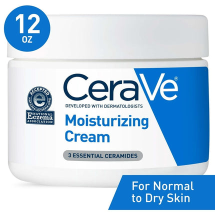 CeraVe Moisturizing Cream, Face and Body Moisturizer, 12 oz.