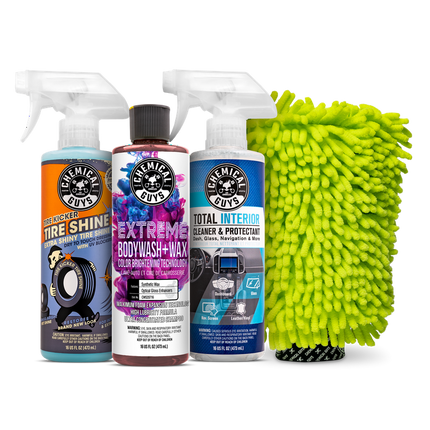 Chemical Guys Perfect Finish Clean & Shine Car Care Kit (5 Piece)