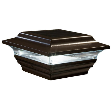 Classy Caps Mfg Inc SL211R 4X4 BRONZE ALUMINUM IMPERIAL SOLAR POST CAP