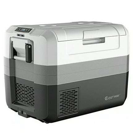 Costway 58 Quart Portable Electric Car Cooler Refrigerator Compressor Freezer Camping