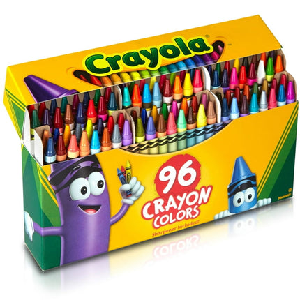 Crayola Crayon Set, 96-Colors, Stocking Stuffers for Kids, Holiday Gifts