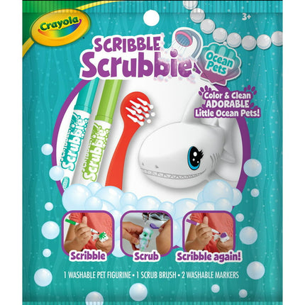 Crayola Scribble Scrubbie Ocean Pets, 1 Ct Animal Toy, Arts & Crafts Kit, Beginner Unisex Child Ages 3+