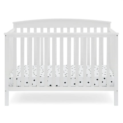 Delta Children Hanover 6-in-1 Convertible Baby Crib, Bianca White