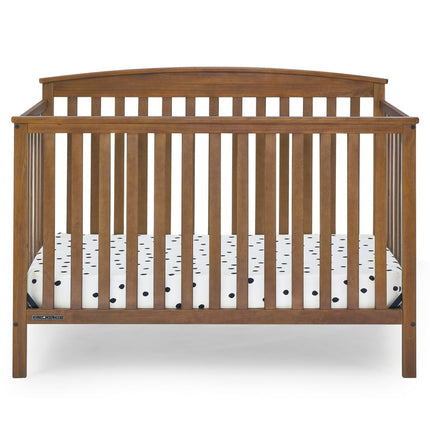 Delta Children Hanover 6-in-1 Convertible Baby Crib, Chesnut