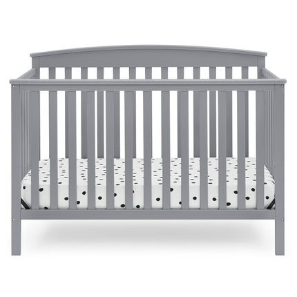 Delta Children Hanover 6-in-1 Convertible Baby Crib, Grey