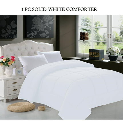 Down Alternative Double Filled Comforter %100 , King/Cal King , White