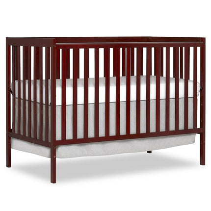 Dream On Me Synergy 5-in-1 Convertible Crib in Cherry, Greenguard Gold Certified