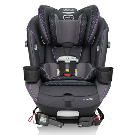 Evenflo All4One All-In-One Convertible Car Seat with SensorSafe (Ophelia Purple)