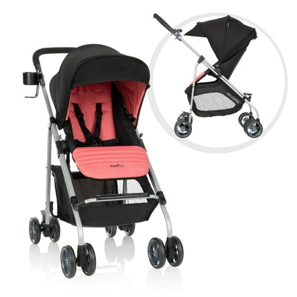 Evenflo Reversi Lightweight Stroller, Celestine Coral