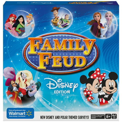 Family Feud Disney Edition, Family Party Game with Disney and Pixar Questions, Ages 8 and up