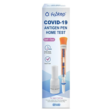 Fastep COVID-19 Antigen Pen Home Test 2 tests per pack