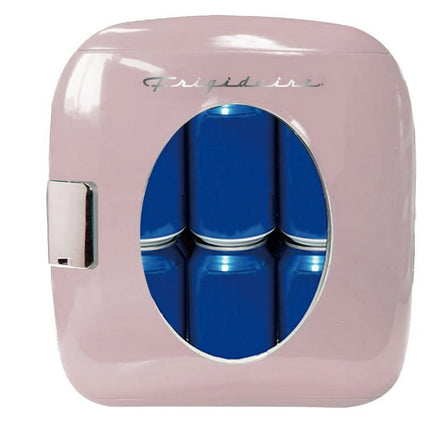 Frigidaire Portable Retro 12-Can Mini Cooler, EFMIS462, Pink