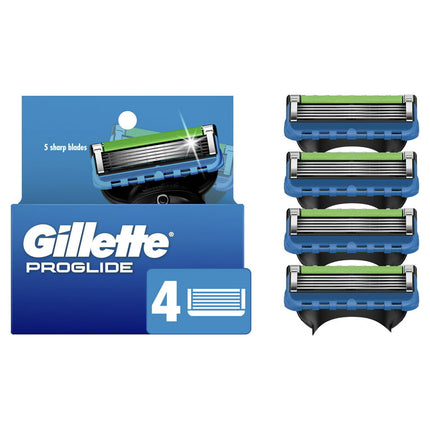 Gillette ProGlide Mens Razor Blades, 4 Blade Refills