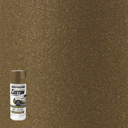 Gold, Rust-Oleum Automotive Metallic Spray Paint-323352, 11 oz